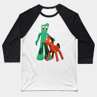 Clay horse cartoon Baseball T-Shirt